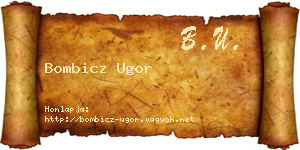 Bombicz Ugor névjegykártya